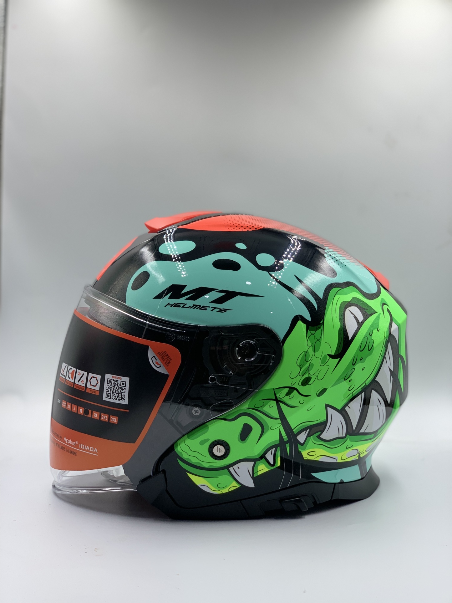 MT Helmet Thunder 3 SV Jet Crock D1 Gloss Black (ECE CERTIFIED)